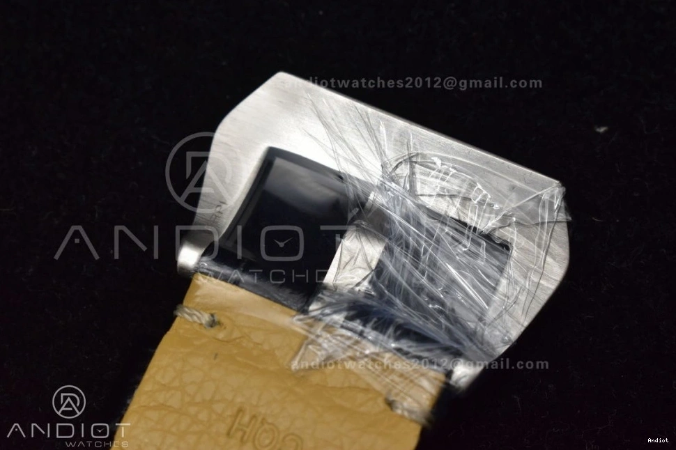 A6497 Edition H 1:1 Superlumed on Y-Incabloc XF Leather PAM217 Dial with Best Black Strap 0113